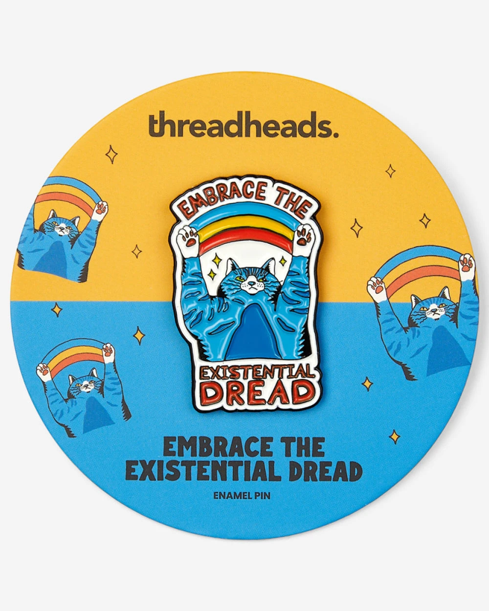 Embrace The Existential Dread Enamel Pin 4 Embrace The Existential Dread Enamel Pin - Image 2