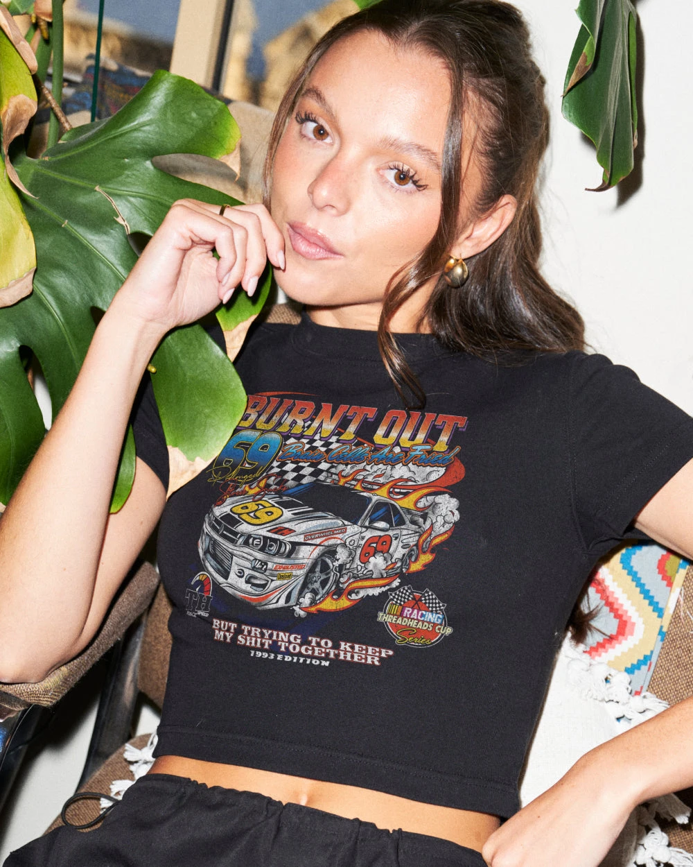 Burnt Out Baby Tee 4 Burnt Out Baby Tee - Image 2