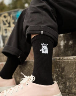 Boo Ghost Socks -Threadheads Clothing Frame4 ae269136 30da 4090 bd38 d1f7119327d0