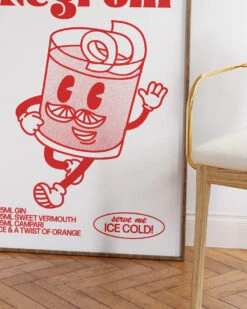 Negroni Art Print -Threadheads Clothing Frame53 46d98127 1446 4440 b995 3e345ac5a864