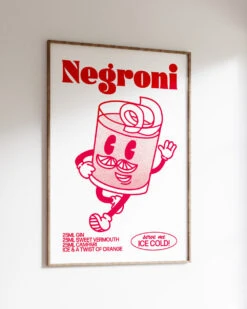 Negroni Art Print -Threadheads Clothing Frame54 a3e307ba 67db 46be 9d5b 04ae86b602b7