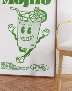 Mojito Art Print -Threadheads Clothing Frame58 9cc48b18 05f3 435a b388 d2aefa5eab98