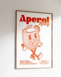 Aperol Spritz Art Print -Threadheads Clothing Frame64 e2196ccb 5d8d 4b80 87ae 8ea965d62aa7