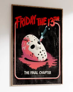 Friday The 13th - The Final Chapter Art Print 10 Friday The 13th - The Final Chapter Art Print -Threadheads Clothing Friday 13th Final Chapter WallArtMockUp 2