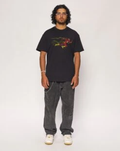 DC The Flash T-Shirt -Threadheads Clothing Full Body Black Front 43a82e0f 065c 47d4 8a01 fb4e2a4945fe