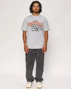 Innit Bruv T-Shirt -Threadheads Clothing Full Body Grey Front