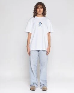 Raiden Mortal Kombat T-Shirt -Threadheads Clothing Full Body White Front 48444ff5 2e55 4bc5 a369 104e8782a55c