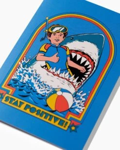 Stay Positive Greeting Card -Threadheads Clothing GreetingCards 055