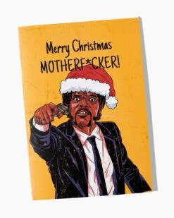 Merry Christmas Motherfucker Greeting Card -Threadheads Clothing GreetingCards 182