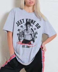 Jeet Kune Do T-Shirt -Threadheads Clothing Grey Front 7de44cbe 4137 42f9 804f 35866b1a8a57