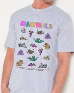 Mammals T-Shirt 11 Mammals T-Shirt -Threadheads Clothing Grey Front 8078a45c 61c6 439f a4fe 688be874b62d