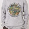 Psychedelic Research Volunteer Long Sleeve -Threadheads Clothing Grey LongSleeveFront