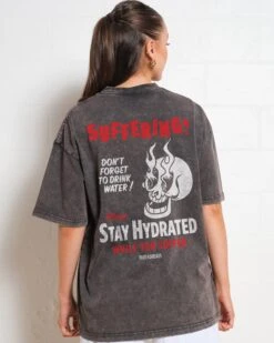 Stay Hydrated While You Suffer Wash Tee -Threadheads Clothing GreyWashed Back d588ae0a 8dd1 412f abab 1a62a0fef1ed
