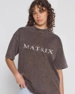 Matrix Revolution Wash Tee -Threadheads Clothing GreyWashed Close Up Front 556f6e2e 7845 468f b772 0308425ebfc6