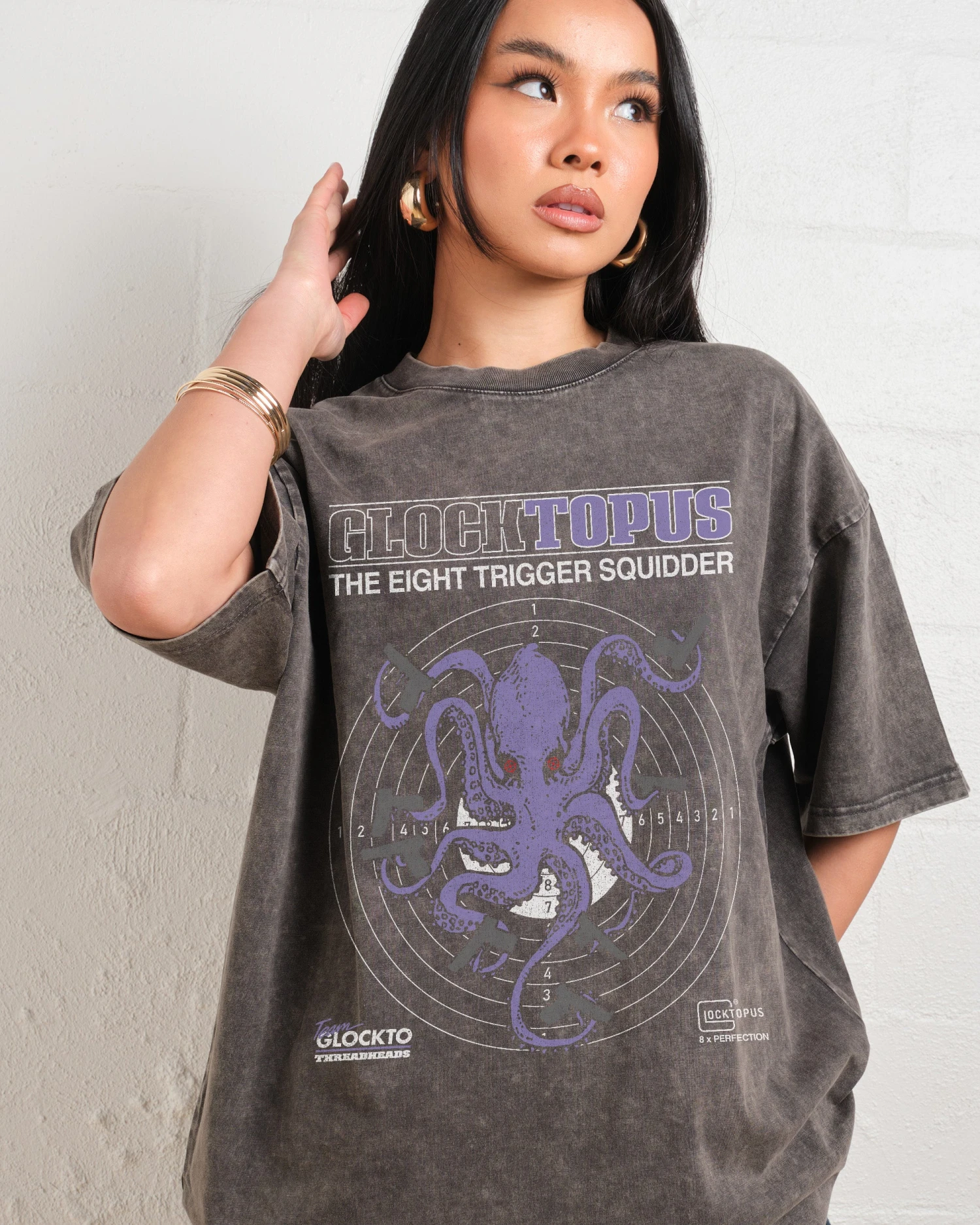 Glocktopuss Wash Tee 5 Glocktopuss Wash Tee - Image 3