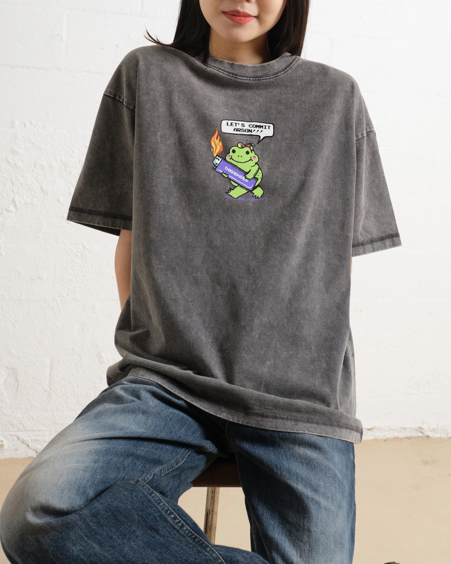 Let's Commit Arson Wash Tee 5 Let's Commit Arson Wash Tee - Image 3