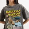 This Is Democracy Manifest Wash Tee -Threadheads Clothing Grey Washed Front 11 b6e08b82 274e 4b70 847e 98dfdb53a4e6