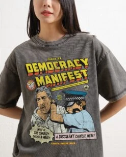 This Is Democracy Manifest Wash Tee