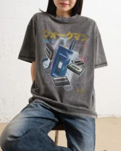 Japanese Walkman Wash Tee