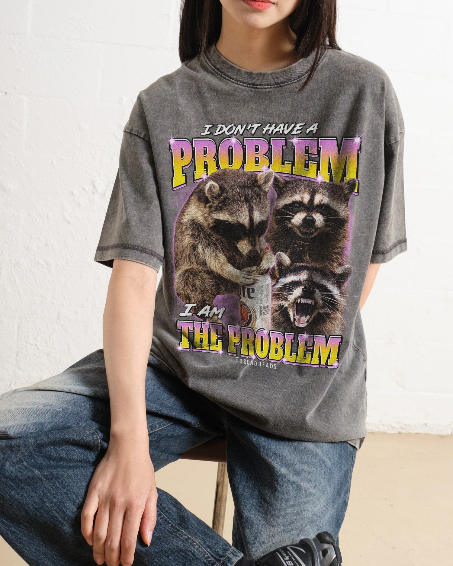 I Am The Problem Wash Tee 3 I Am The Problem Wash Tee