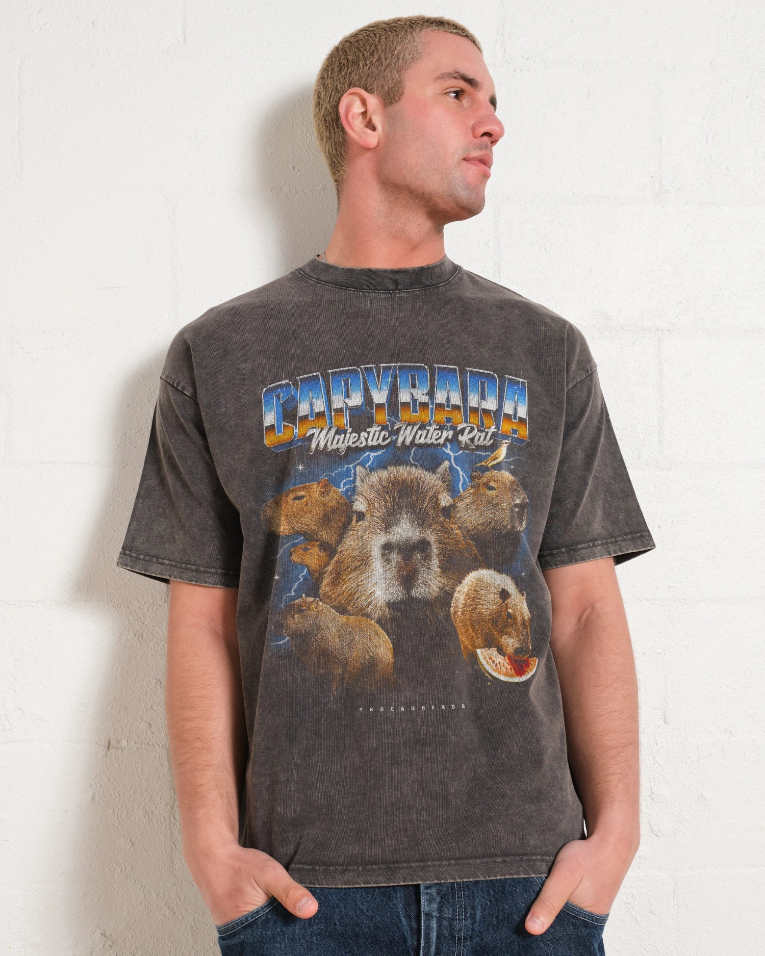 Capybara Water Rat Wash Tee 4 Capybara Water Rat Wash Tee - Image 2