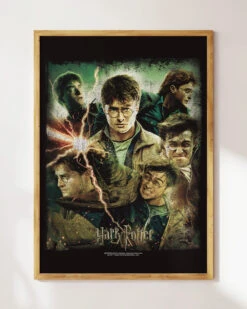 Harry Potter Vintage Art Print -Threadheads Clothing Harry WallArtMockUp 4