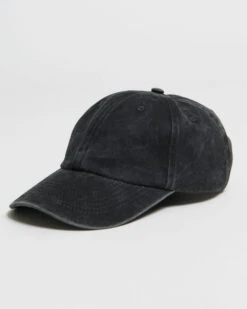 Essential Black Washed Cotton Hat