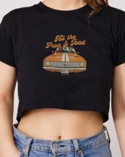 Hit The Frog And Toad Crop Tee