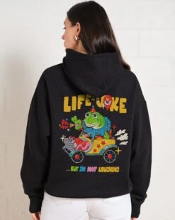 Life Is A Joke Hoodie -Threadheads Clothing Hoodie Black Back 7d6c850e d75e 46d7 bccd 086dd61ef37c
