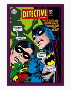 DC It's Not True Batman Art Print -Threadheads Clothing Its Not True Batman Purple Wall Art Mock Up 1 e5eb150a 79e5 4218 b73a 8e5fc5446ee2