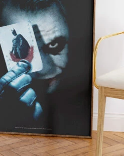 Playing Card Art Print -Threadheads Clothing Joker Playing card WallArtMockUp 3
