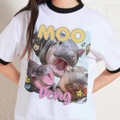 Custom Kawaii Tee -Threadheads Clothing Kawaii Moo Deng