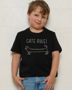 Cats Rule Kids T-Shirt