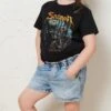 Vintage Sauron Kids T-Shirt 2 Vintage Sauron Kids T-Shirt -Threadheads Clothing KidsBlackTee 2