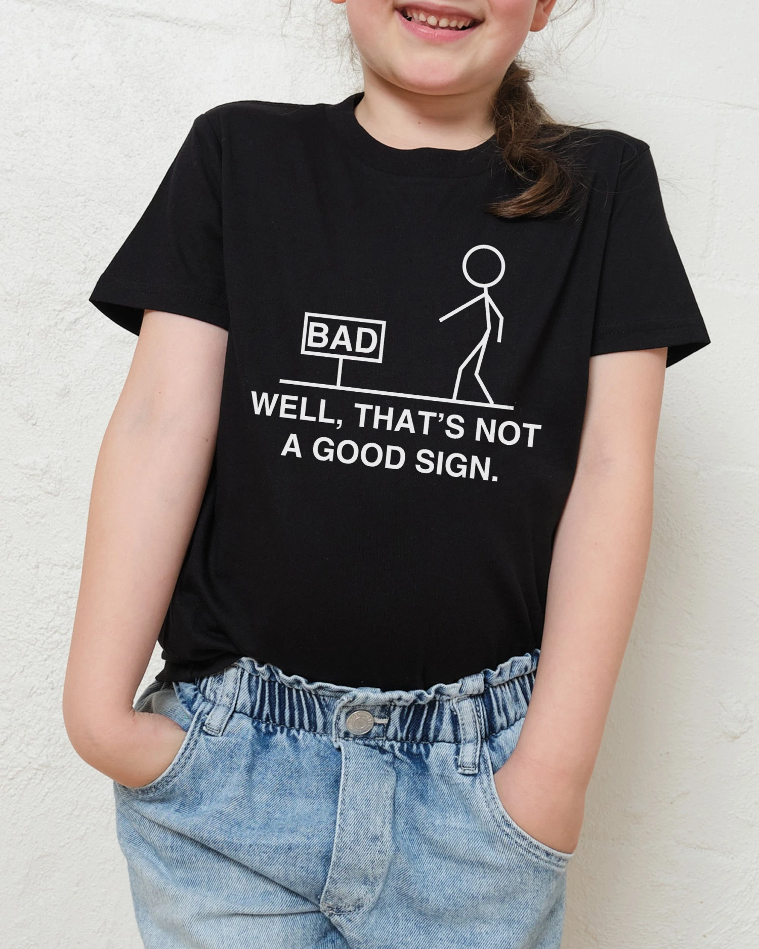 Not A Good Sign Kids T-Shirt 3 Not A Good Sign Kids T-Shirt