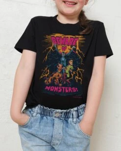 Scooby-Doo Beware Of Monsters Kids T-Shirt