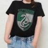 Harry Potter Slytherin Crest Kids T-Shirt -Threadheads Clothing KidsBlackTee cf311cda 01ef 46a4 9e0a 510ffc83d76c