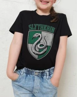 Harry Potter Slytherin Crest Kids T-Shirt