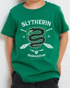 Harry Potter Slytherin Quidditch Team Kids T-Shirt