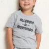 Allergic To Mornings Kids T-Shirt -Threadheads Clothing KidsGreyTee 2 395050fc c136 4151 b6f4 2f897da2e1f6