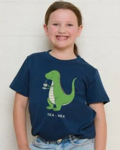 Dinosaur Tea Rex Kids T-Shirt