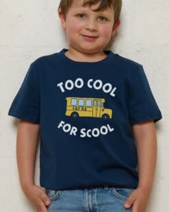 Too Cool For School Kids T-Shirt -Threadheads Clothing KidsNavyTee 0f1da566 de92 4391 8e47 ad75d63404ca
