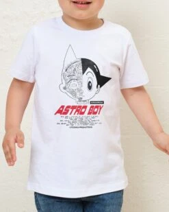 Astro Boy Head Data Kids T-Shirt -Threadheads Clothing KidsWhiteTee 64f908f2 ccd0 4820 a01e f5dd71d472ce