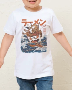 Great Ramen Off Kanagawa Kids T-Shirt