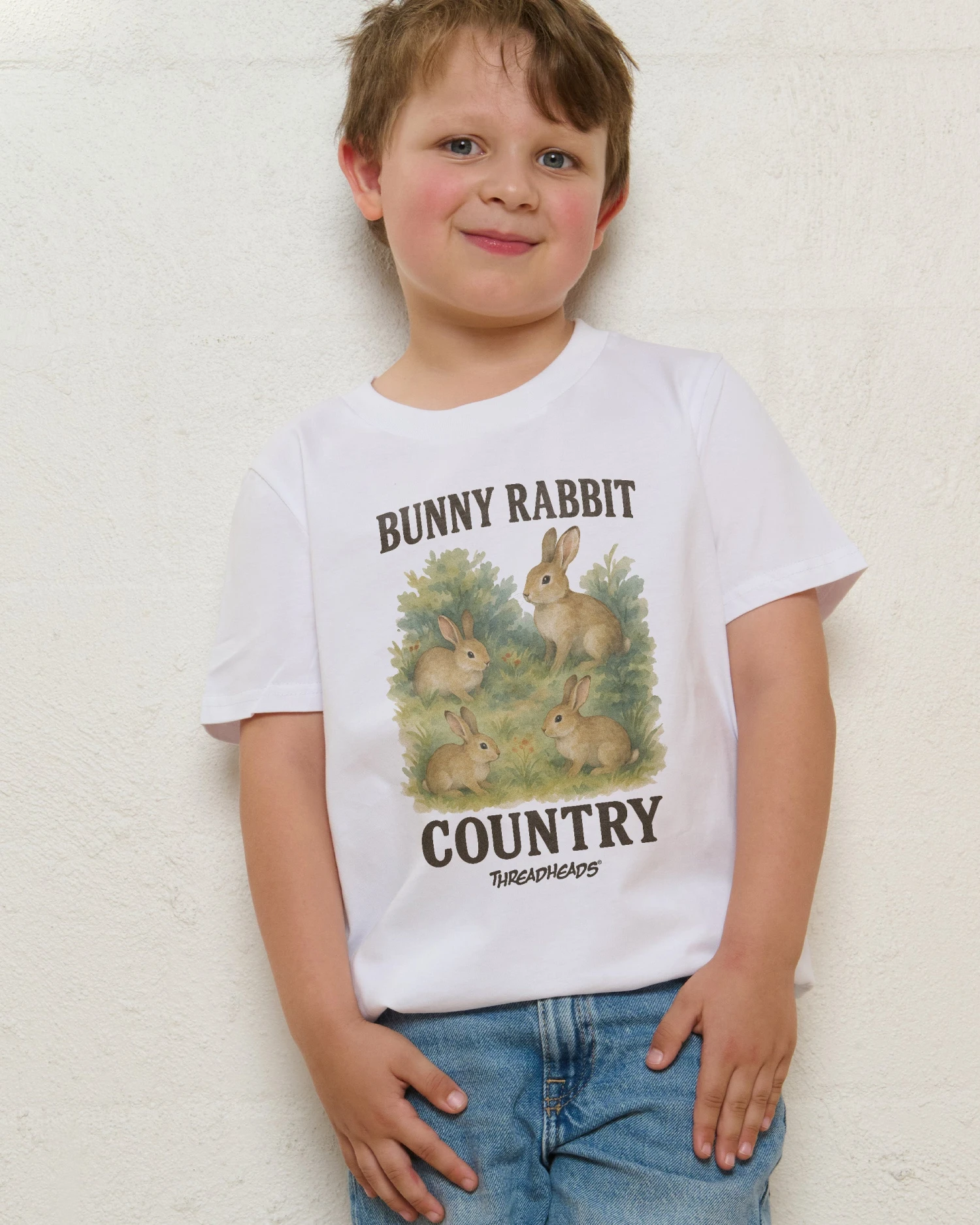 Bunny Rabbit Country Kids T-Shirt 4 Bunny Rabbit Country Kids T-Shirt - Image 2