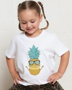Pineapple Sunglasses Kids T-Shirt