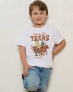 Bigger Than Texas Kids T-Shirt