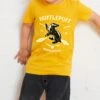 Harry Potter Hufflepuff Quidditch Team Kids T-Shirt -Threadheads Clothing KidsYellowTee