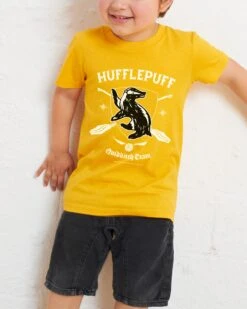 Harry Potter Hufflepuff Quidditch Team Kids T-Shirt