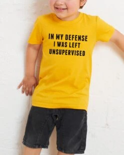 Left Unsupervised Kids T-Shirt -Threadheads Clothing KidsYellowTee db739b51 7689 4848 be96 5f2d2d2270cc
